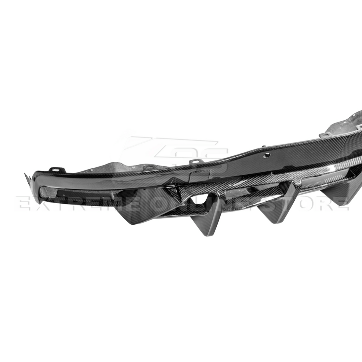 2020-Up Corvette C8 DRY CARBON FIBER Rear Bumper Diffuser Quad Exit image 30