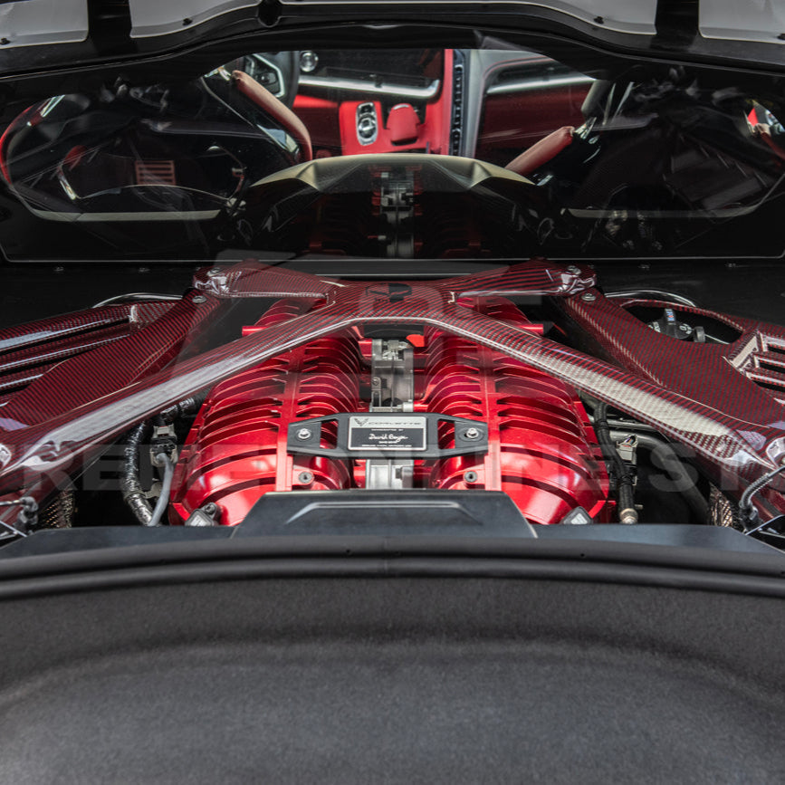 Chevrolet Corvette C8 DRY CARBON FIBER X-Brace image 53