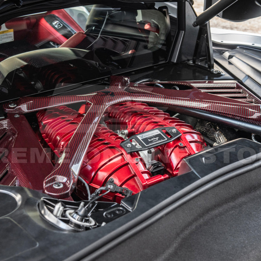 Chevrolet Corvette C8 DRY CARBON FIBER X-Brace image 54