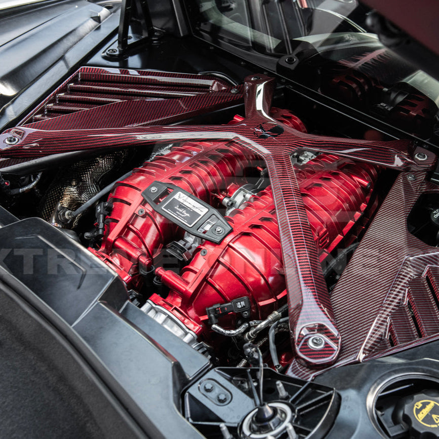 Chevrolet Corvette C8 DRY CARBON FIBER X-Brace image 55