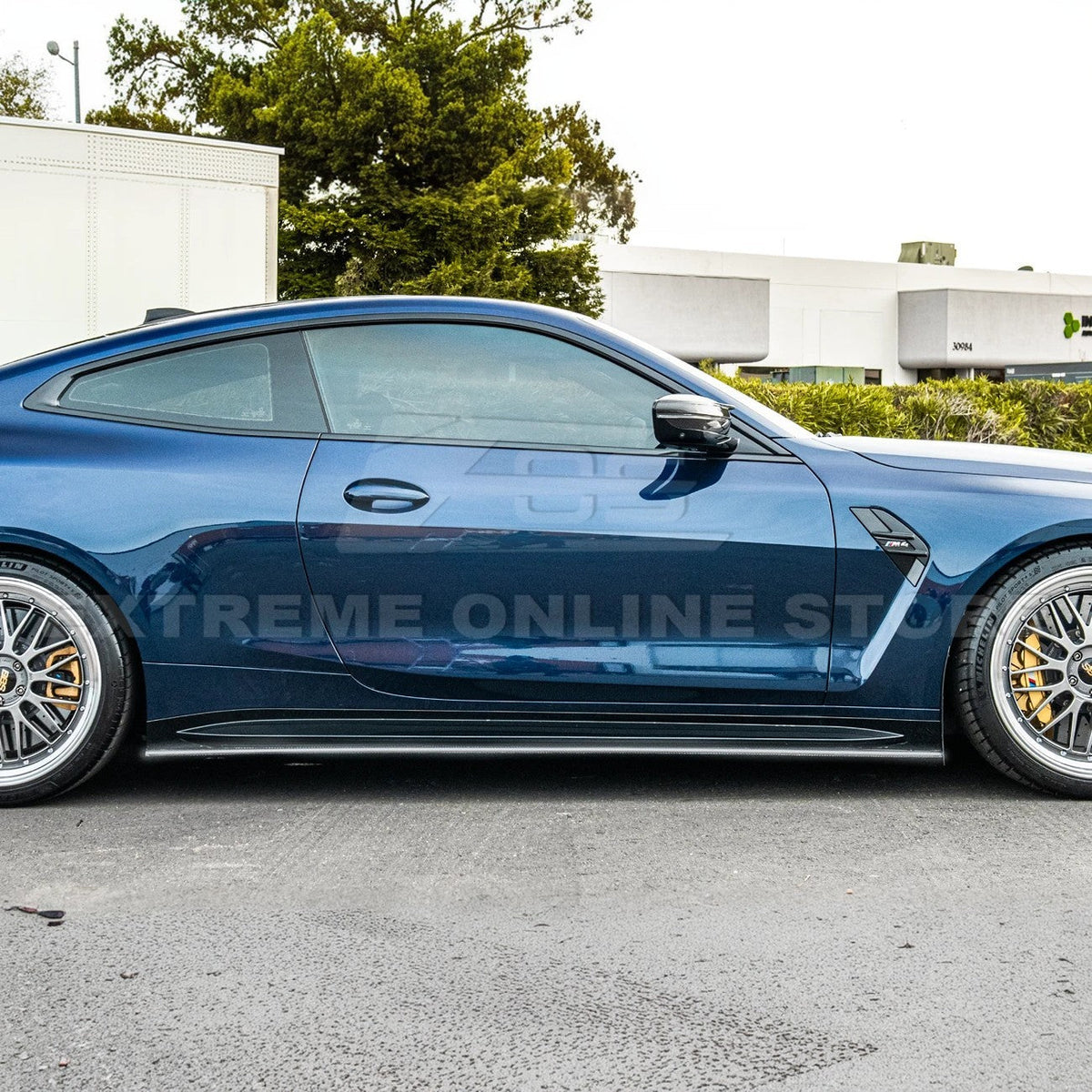 2021-Up BMW G82 G83 M4 VRS Carbon Fiber Front Splitter Lip Side Skirts image 12