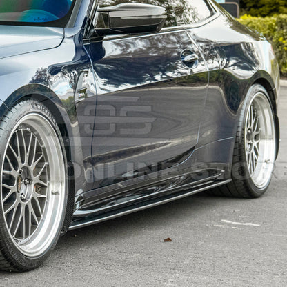 2021-Up BMW G82 G83 M4 VRS Carbon Fiber Front Splitter Lip Side Skirts image 5