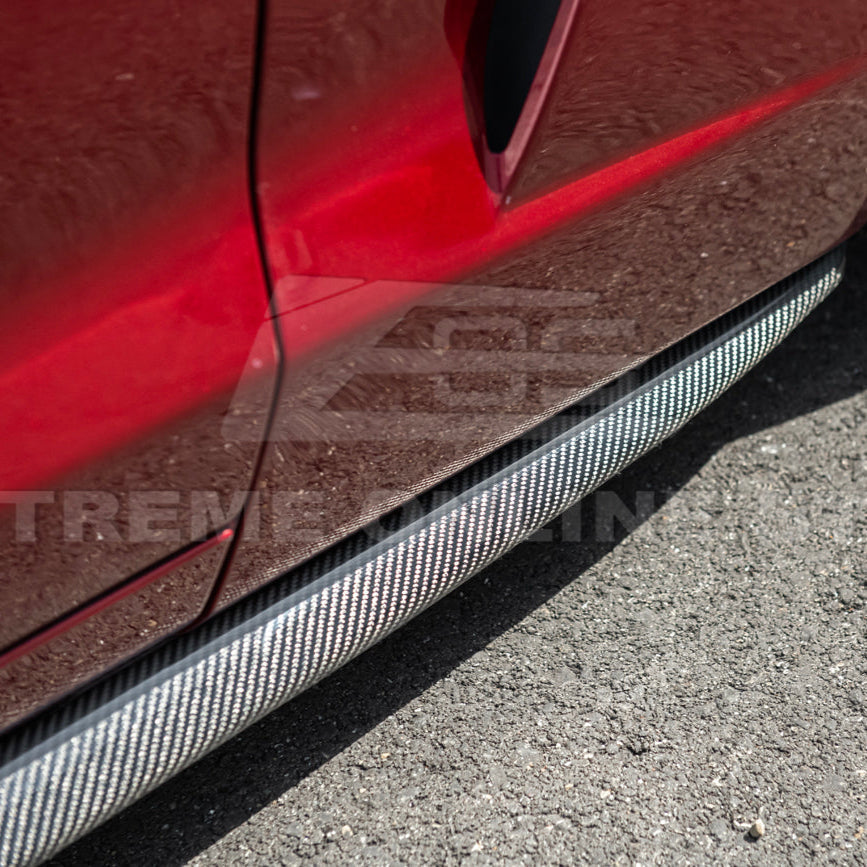Corvette C6 Base | ZR1 Conversion Side Skirts Rocker Panels image 56