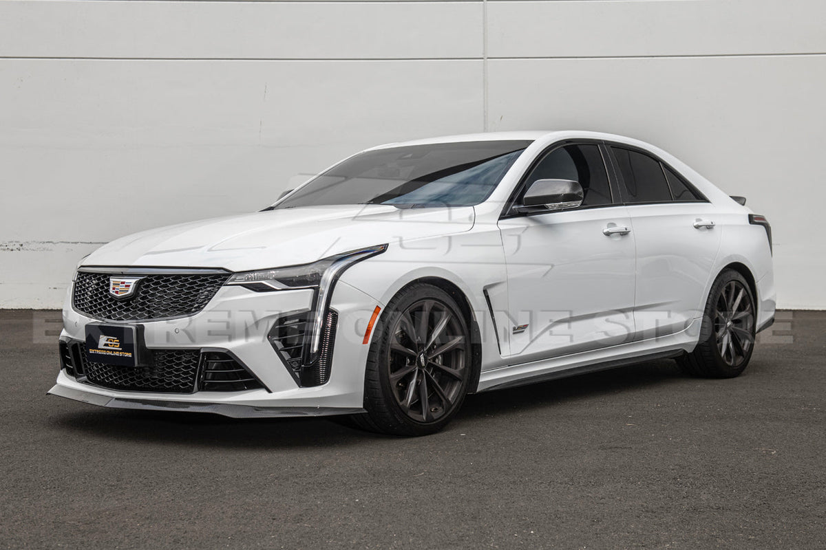 2020-Up Cadillac CT4 Side Skirts Panel Extension image 3
