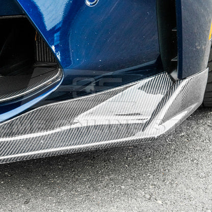 2021-Up BMW G82 G83 M4 VRS Carbon Fiber Front Splitter Lip Side Skirts image 15