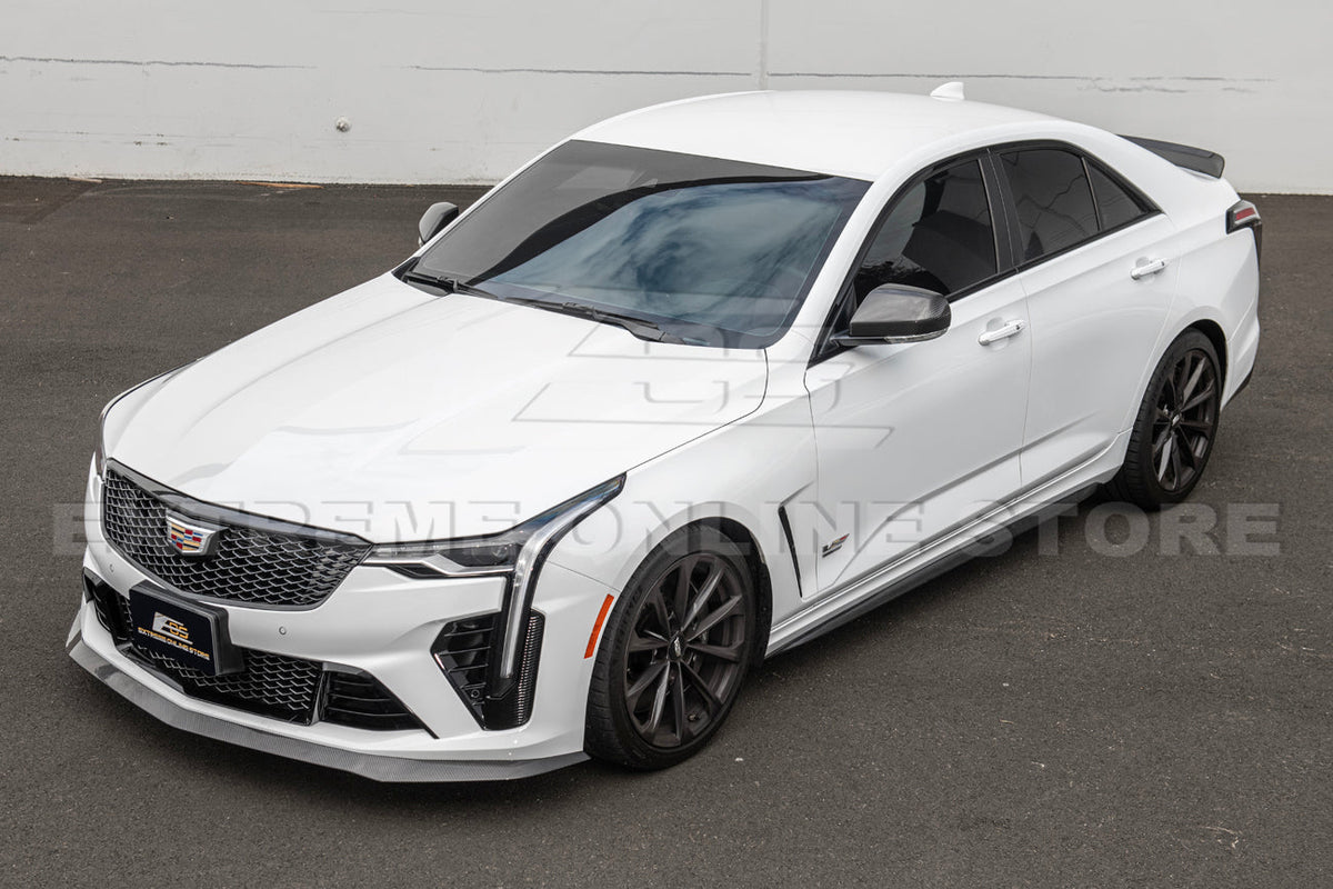 2020-Up Cadillac CT4 Side Skirts Panel Extension image 5