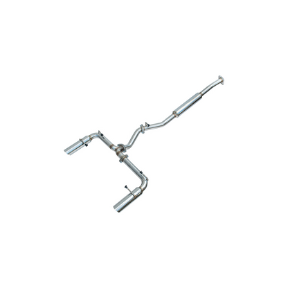 2022-Present Toyota GR86 Subaru BRZ BOSO Style Muffler Delete Cat Back Exhaust image 2