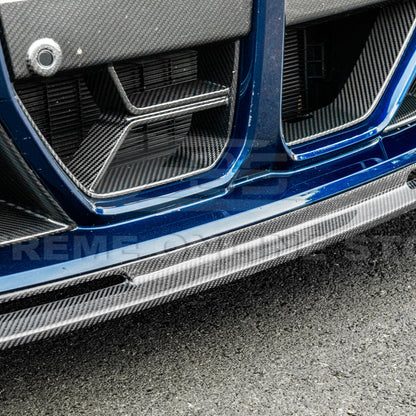 2021-Up BMW G82 G83 M4 VRS Carbon Fiber Front Splitter Lip Side Skirts image 14
