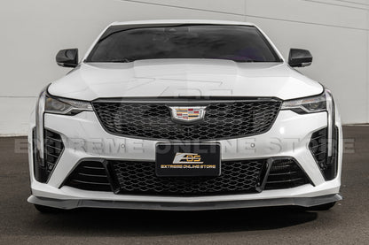 2020-Up Cadillac CT4-V Blackwing Front Lip Splitter Winglets Side Skirts image 17