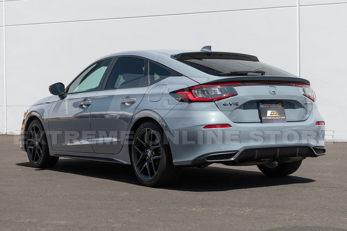 2022-Up Civic Hatchback Rear Roof Window Visor image 5
