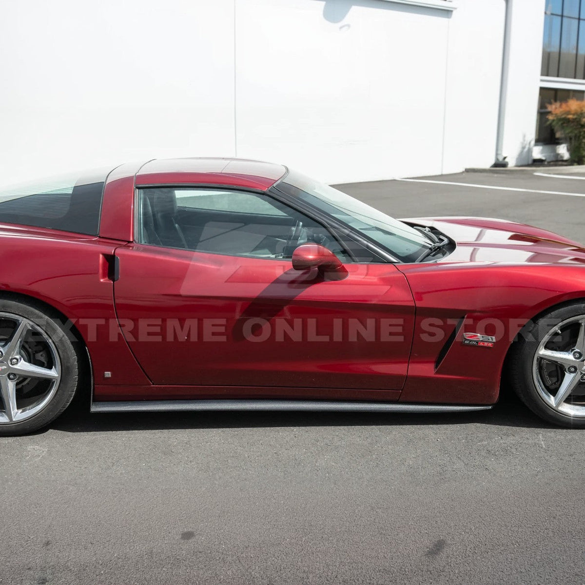 Corvette C6 Base | ZR1 Conversion Side Skirts Rocker Panels image 51