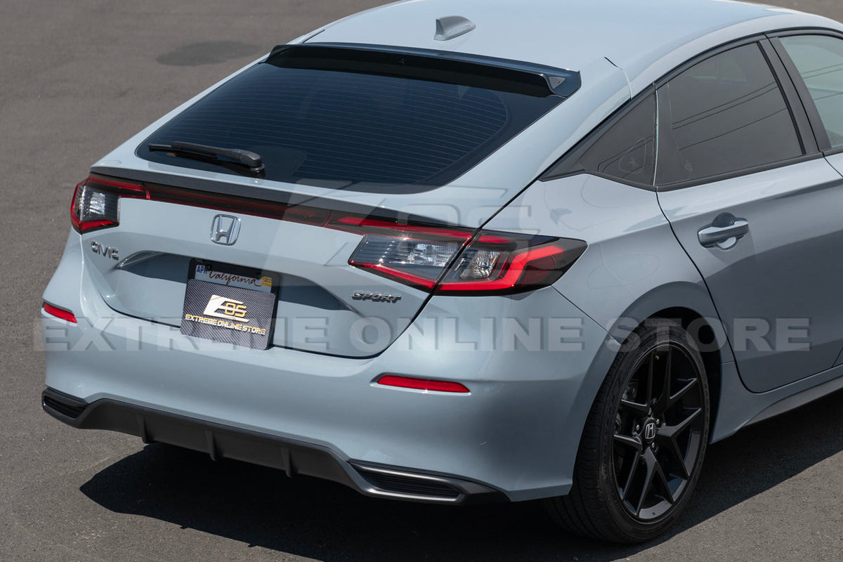 2022-Up Civic Hatchback Rear Roof Window Visor image 3