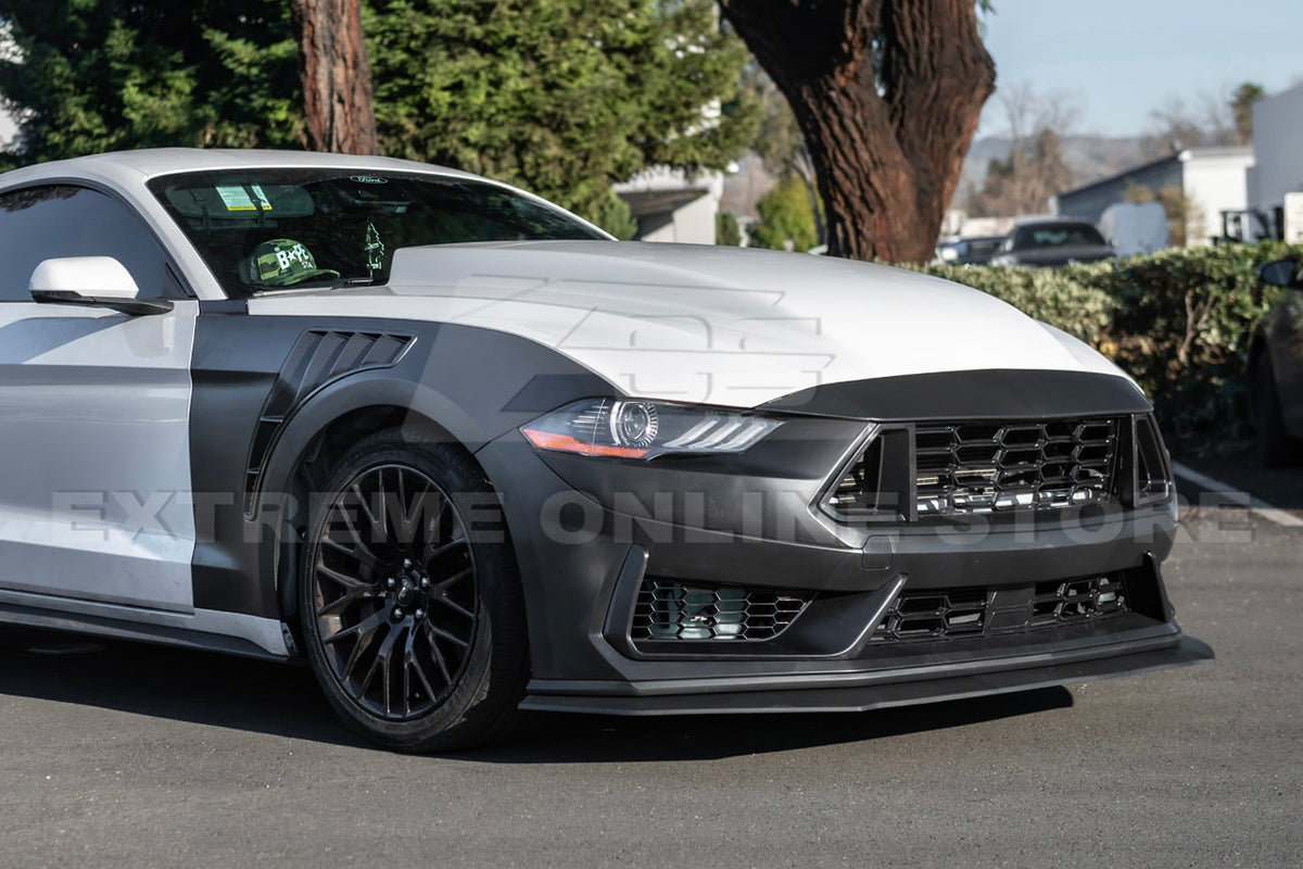 2018-23 Ford Mustang GT500 KR Style Front Side Vented Fenders image 4