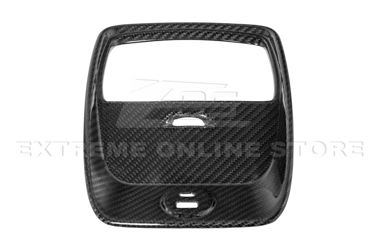 2021+ Ford Mustang Mach-E DRY Carbon Fiber Rear AC Panel Cover image 11