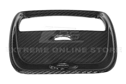 2021+ Ford Mustang Mach-E DRY Carbon Fiber Rear AC Panel Cover image 12