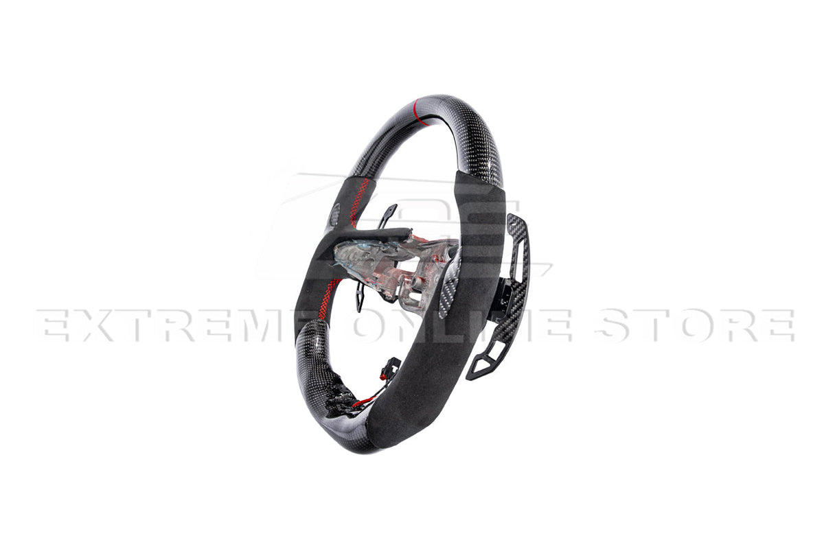 2020-Up Cadillac CT4 CT5 V Steering Wheel Magnetic Paddle Shifter image 5