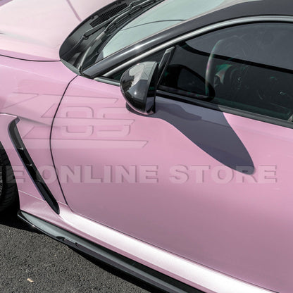 2022-Up Toyota GR86 AS Style ABS Plastic Matte Black Front Splitter Side Skirt image 31