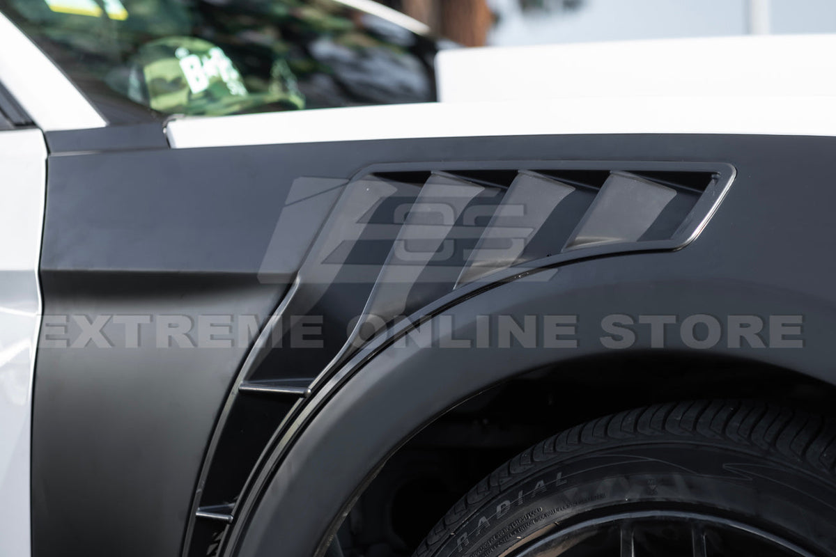 2018-23 Ford Mustang GT500 KR Style Front Side Vented Fenders image 7
