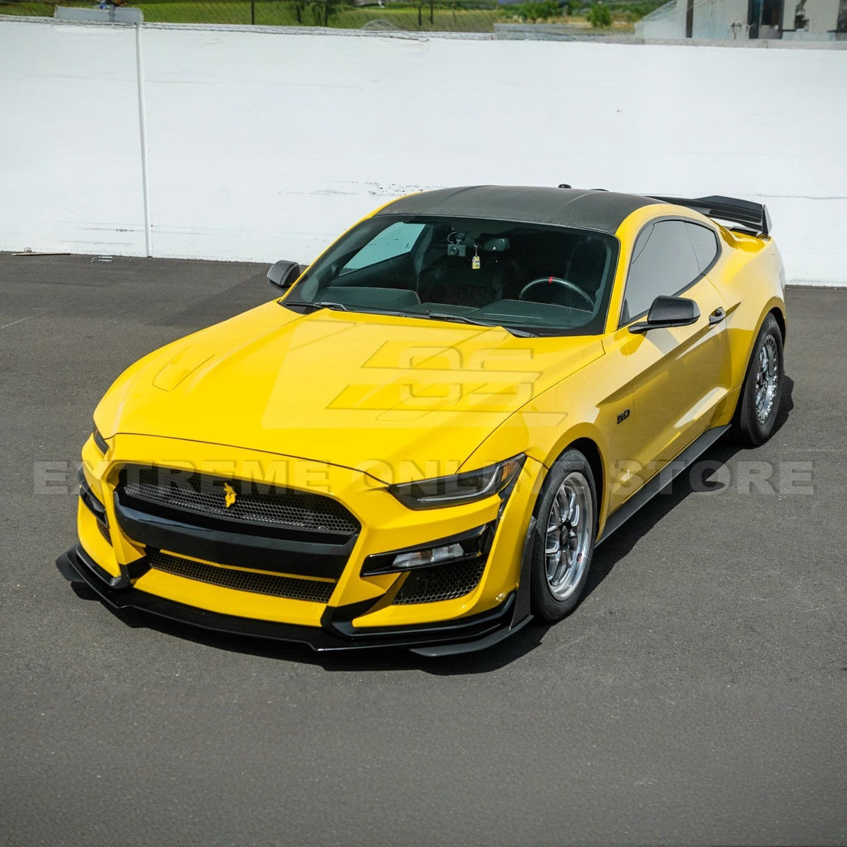 2015-23 Ford Mustang DRY CARBON FIBER Outer Door Handle Cover Set image 3