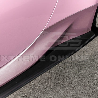 2022-Up Toyota GR86 AS Style ABS Plastic Matte Black Front Splitter Side Skirt image 32