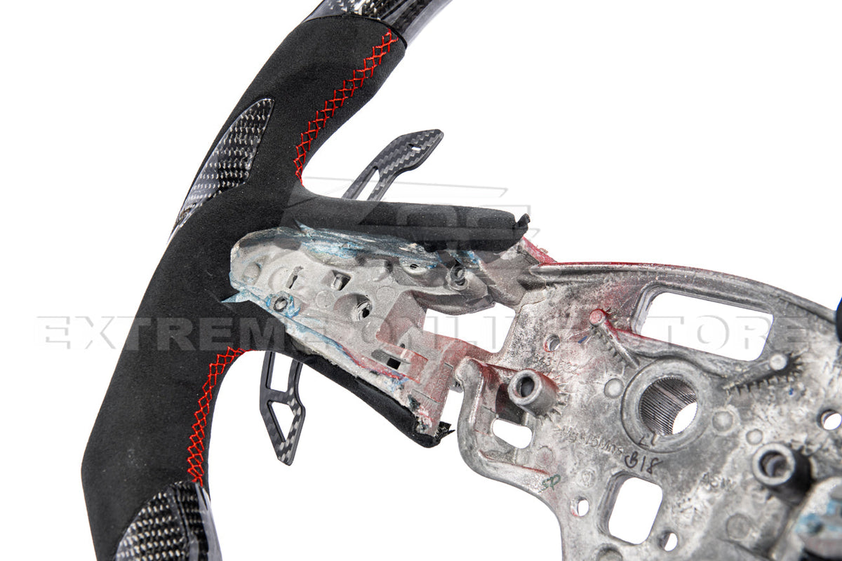 2020-Up Cadillac CT4 CT5 V Steering Wheel Magnetic Paddle Shifter image 9