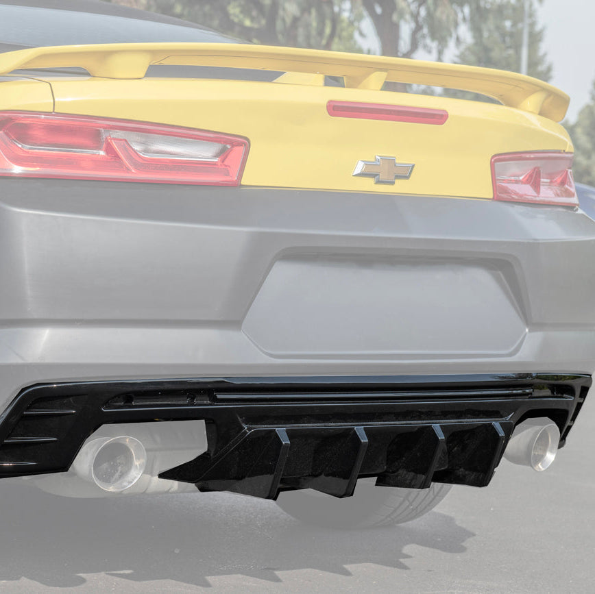 2016-Up Camaro Non-ZL1 | Performance Track Style Rear Quad Exit Diffuser image 1