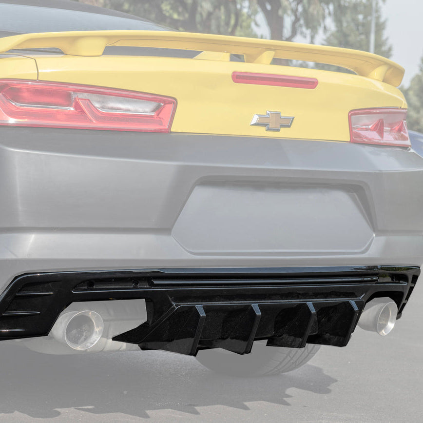 2016-Up Camaro Non-ZL1 | Performance Track Style Rear Quad Exit Diffuser image 13