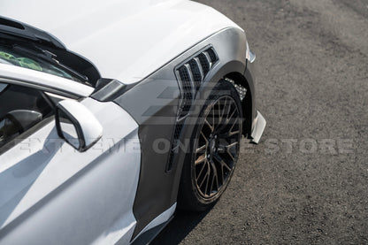 2018-23 Ford Mustang GT500 KR Style Front Side Vented Fenders image 5