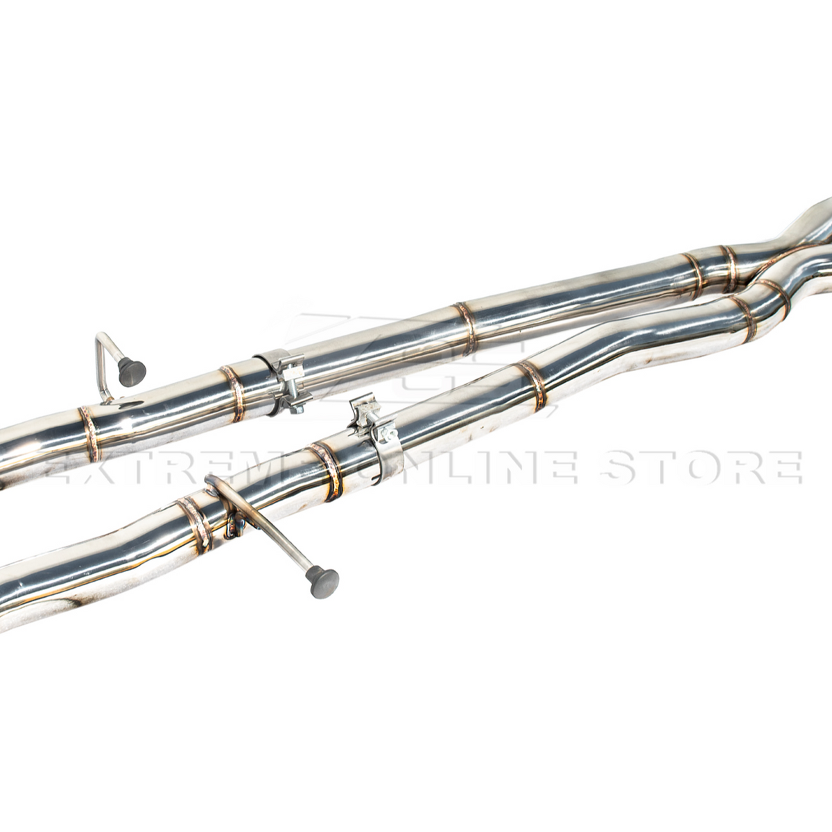 2005-06 Pontiac GTO | T-304 Straight-Through Mid Pipe X Cross Exhaust System image 18
