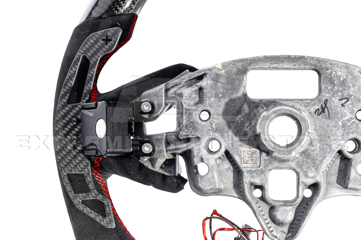 2020-Up Cadillac CT4 CT5 V Steering Wheel Magnetic Paddle Shifter image 11
