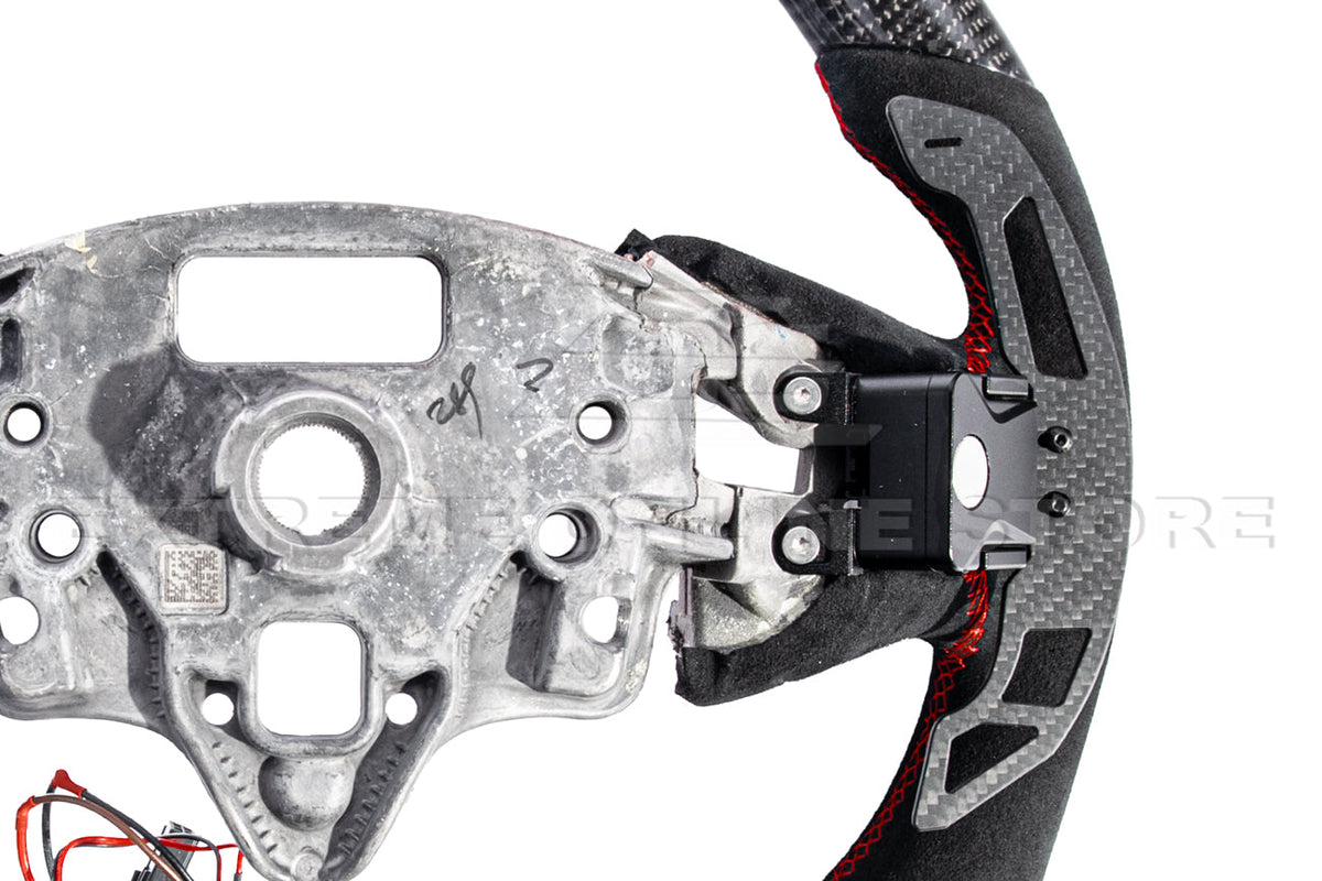 2020-Up Cadillac CT4 CT5 V Steering Wheel Magnetic Paddle Shifter image 12