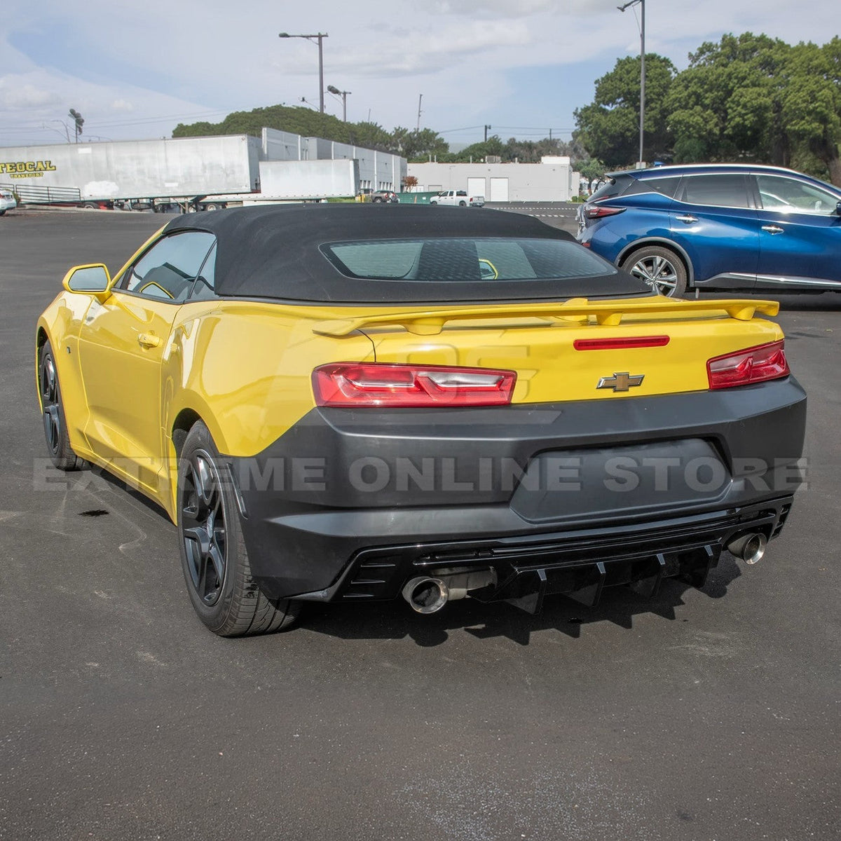 2016-Up Camaro Non-ZL1 | Performance Track Style Rear Quad Exit Diffuser image 14