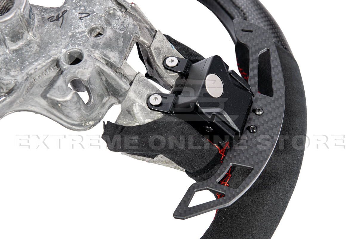 2020-Up Cadillac CT4 CT5 V Steering Wheel Magnetic Paddle Shifter image 13