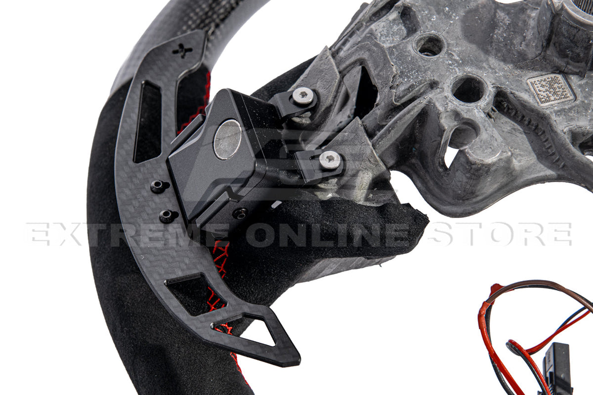 2020-Up Cadillac CT4 CT5 V Steering Wheel Magnetic Paddle Shifter image 14
