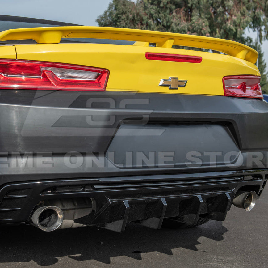 2016-Up Camaro Non-ZL1 | Performance Track Style Rear Quad Exit Diffuser image 15