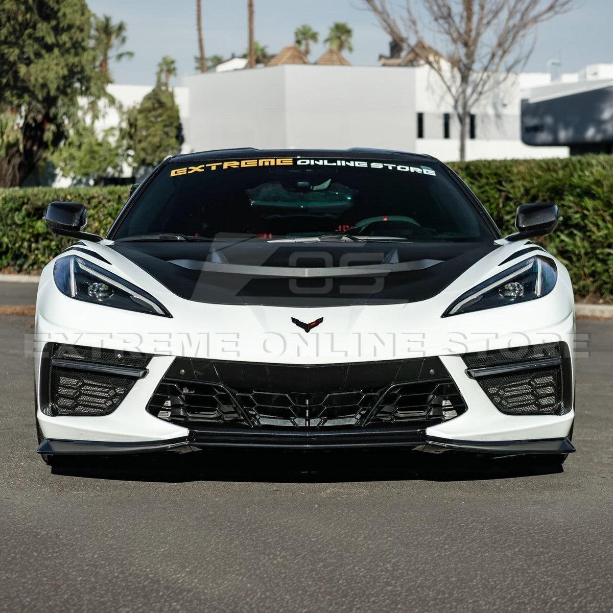 Corvette C8 Stingray DRY CARBON FIBER Front Splitter [Z06 / Z07 Conversion Package] image 6