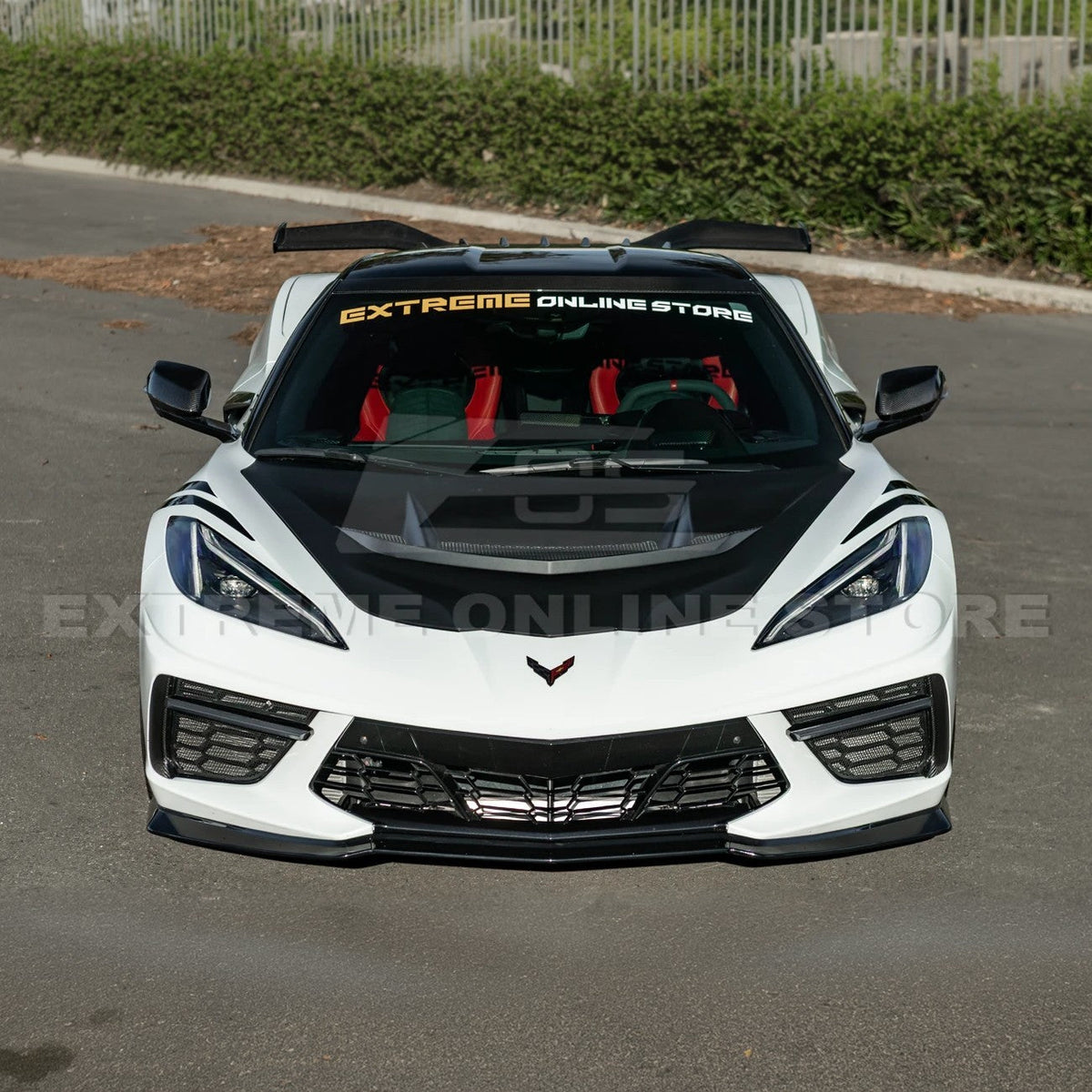 Corvette C8 Stingray DRY CARBON FIBER Front Splitter [Z06 / Z07 Conversion Package] image 7