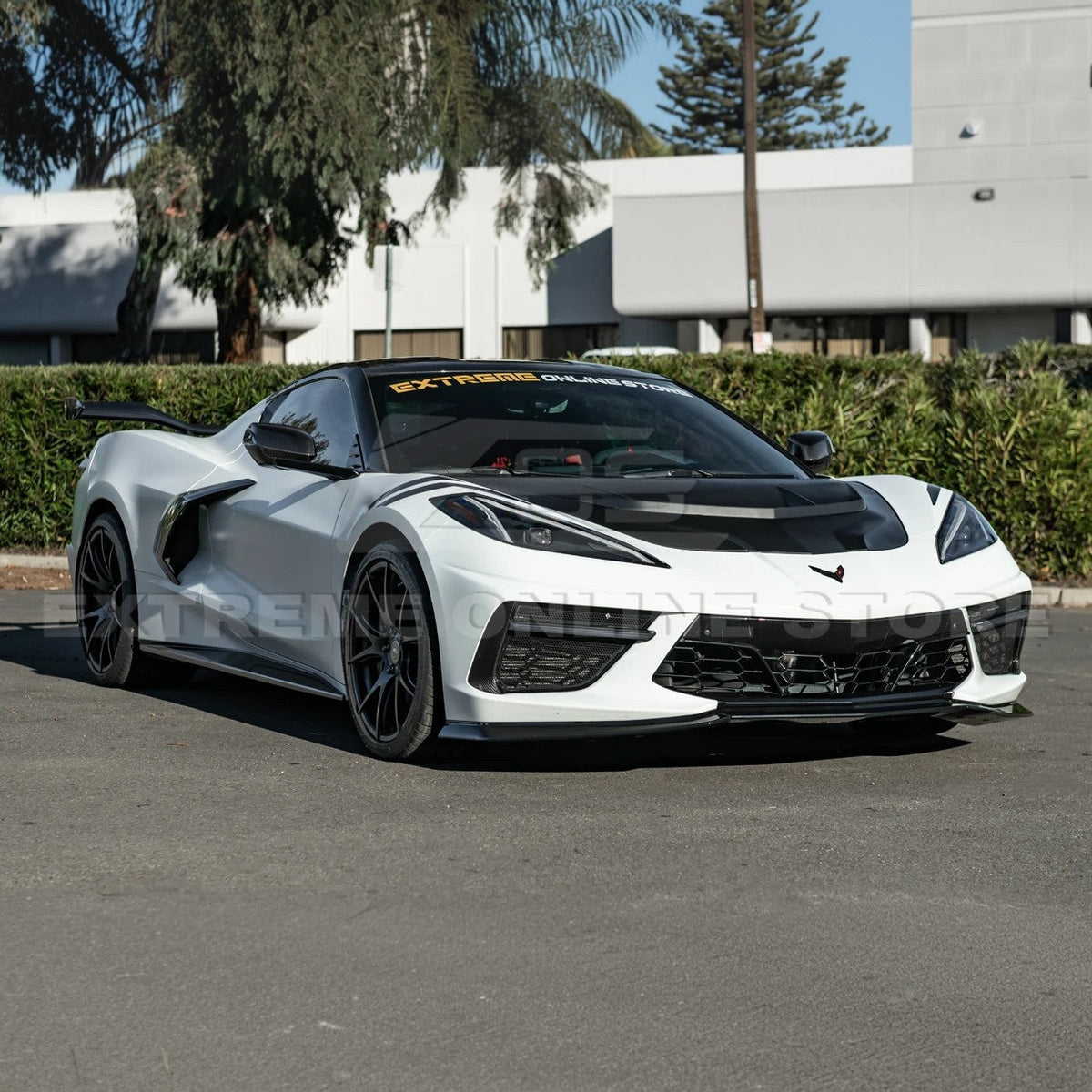 Corvette C8 Stingray DRY CARBON FIBER Front Splitter [Z06 / Z07 Conversion Package] image 8