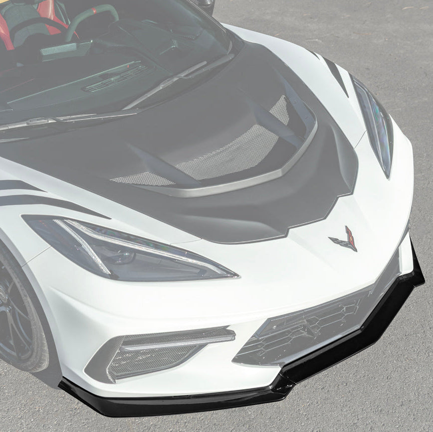 Corvette C8 Stingray DRY CARBON FIBER Front Splitter [Z06 / Z07 Conversion Package] image 3