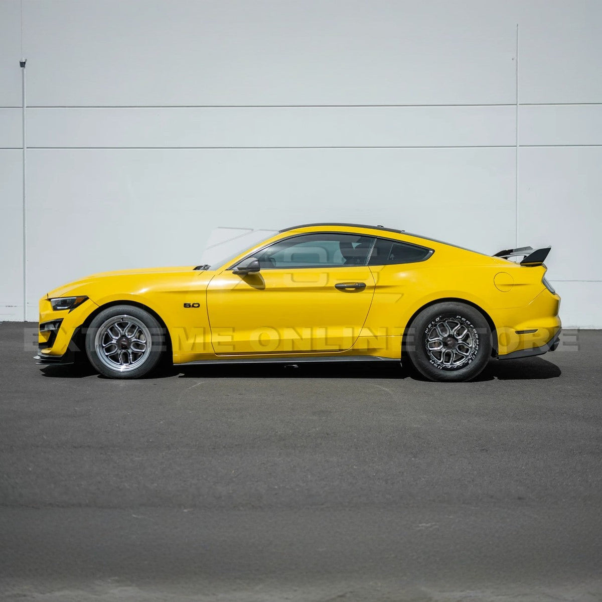 2015-23 Ford Mustang DRY CARBON FIBER Outer Door Handle Cover Set image 4