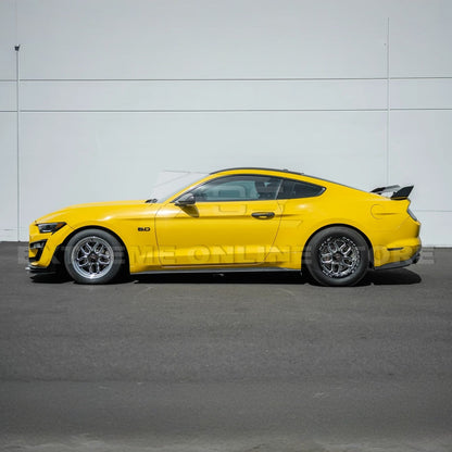 2015-23 Ford Mustang DRY CARBON FIBER Outer Door Handle Cover Set image 4
