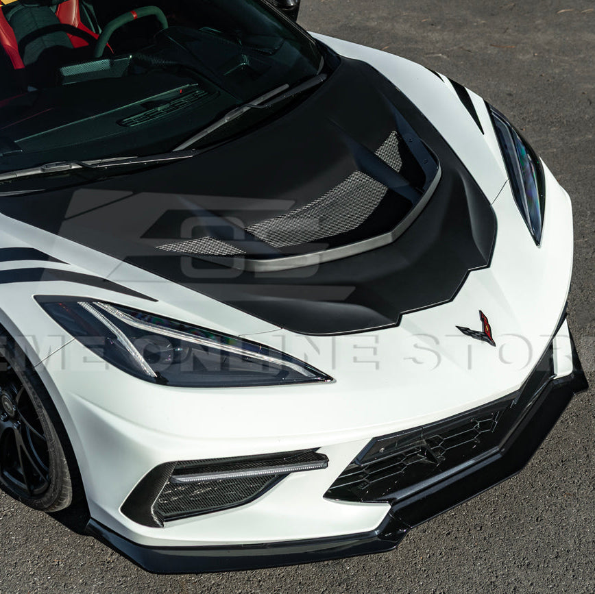 Corvette C8 Stingray DRY CARBON FIBER Front Splitter [Z06 / Z07 Conversion Package] image 9