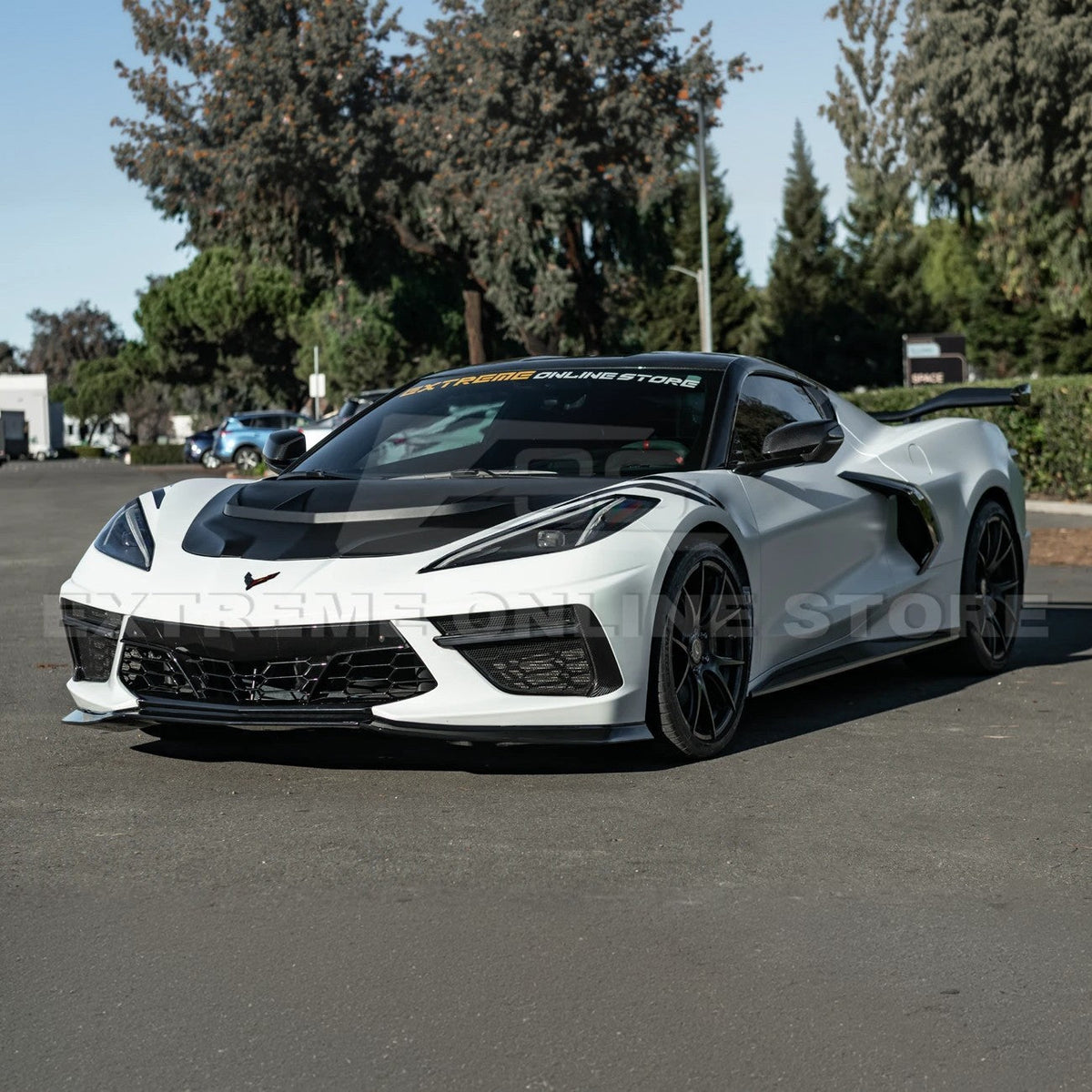 Corvette C8 Stingray DRY CARBON FIBER Front Splitter [Z06 / Z07 Conversion Package] image 4