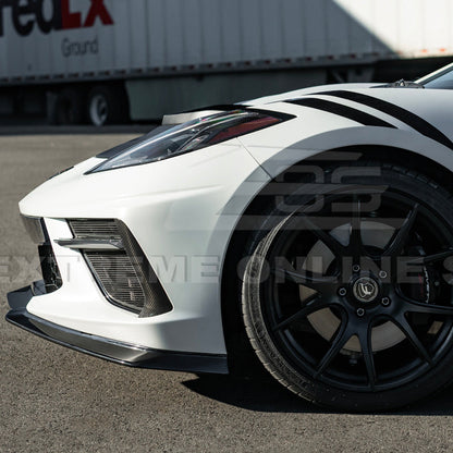 Corvette C8 Stingray DRY CARBON FIBER Front Splitter [Z06 / Z07 Conversion Package] image 10