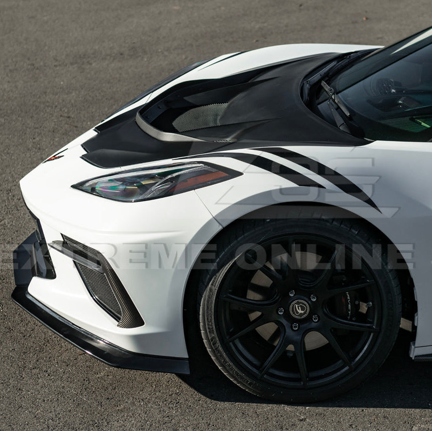 Corvette C8 Stingray DRY CARBON FIBER Front Splitter [Z06 / Z07 Conversion Package] image 11