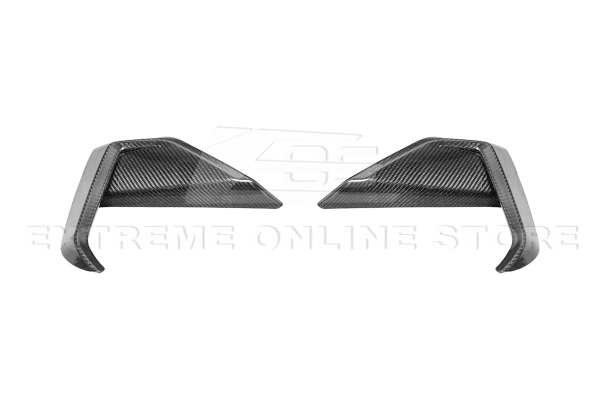 2024+ Ford Mustang GT DRY CARBON FIBER Front Side Grille Inserts image 14