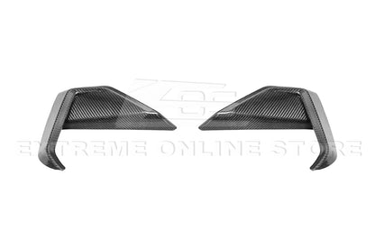 2024+ Ford Mustang GT DRY CARBON FIBER Front Side Grille Inserts image 14