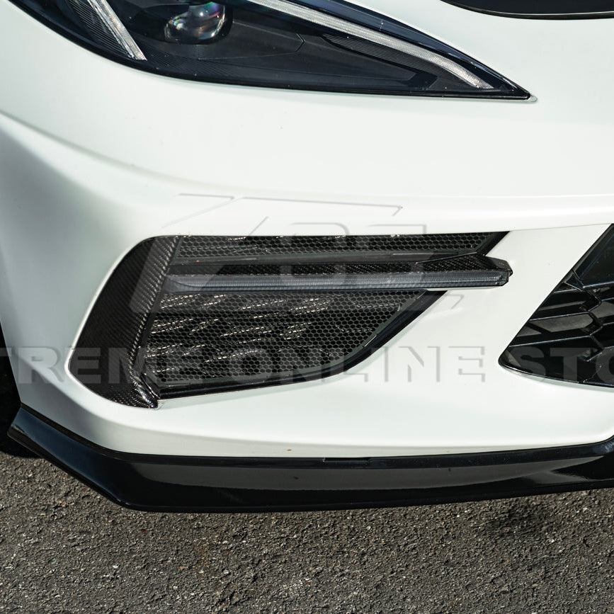 Corvette C8 Stingray DRY CARBON FIBER Front Splitter [Z06 / Z07 Conversion Package] image 17