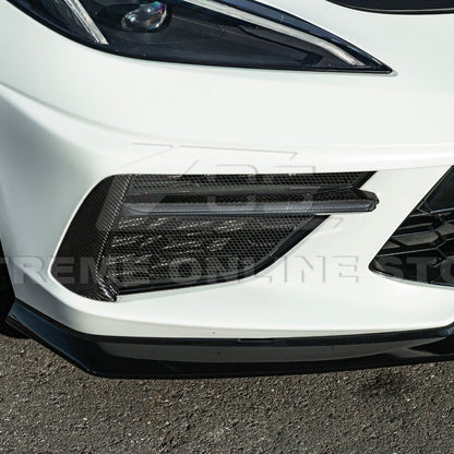Corvette C8 Stingray DRY CARBON FIBER Front Splitter [Z06 / Z07 Conversion Package] image 17