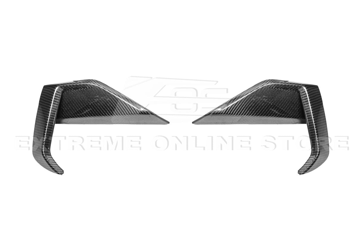 2024+ Ford Mustang GT DRY CARBON FIBER Front Side Grille Inserts image 15